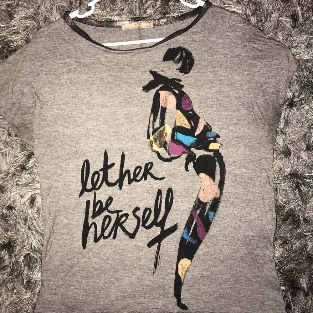 Zara Shirt, Let Her be Herself.